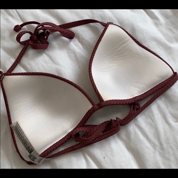 “Pink” Ribbed Push-Up Bikini Top - Picture 4 of 5